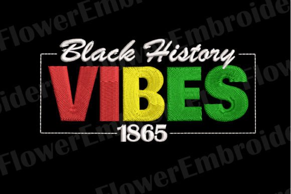 Black History Vibes Machine Embroidery Review
