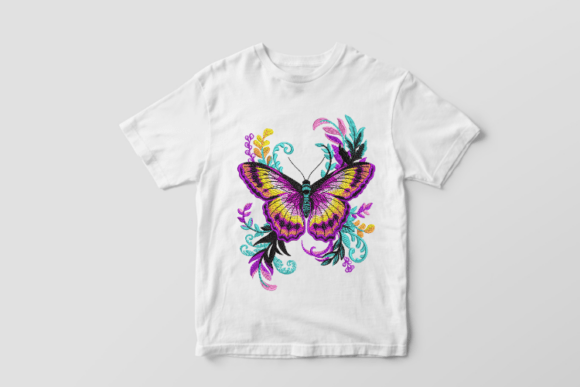 Butterfly and Flowers Embroidery Design Review