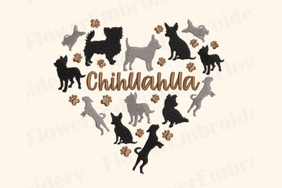 Chihuahua Dog Machine Embroidery Design Review
