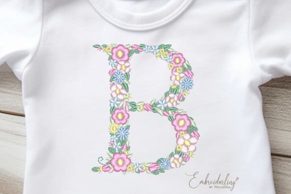 Floral Letter B Machine Embroidery Review