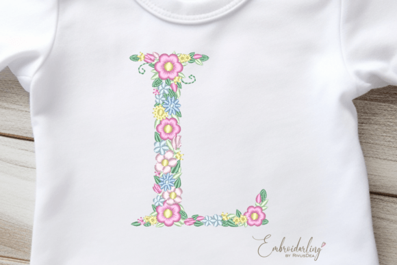 Floral Letter L Machine Embroidery Review