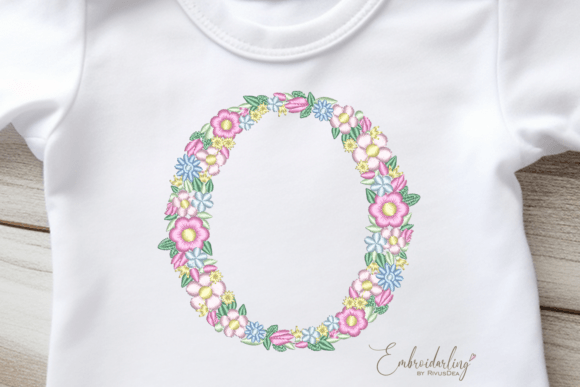 Floral Letter O Machine Embroidery Review
