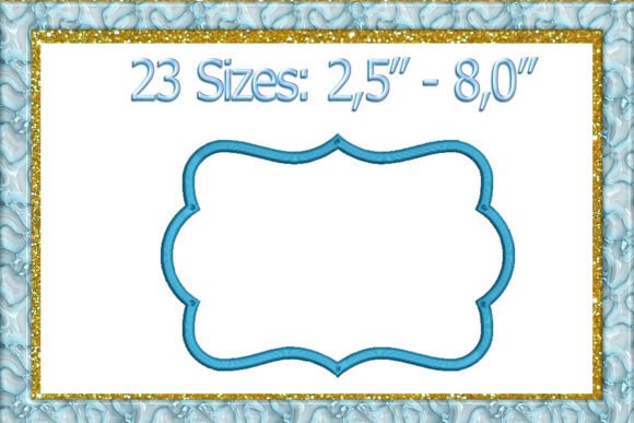 Frame Applique Machine Embroidery Design Review