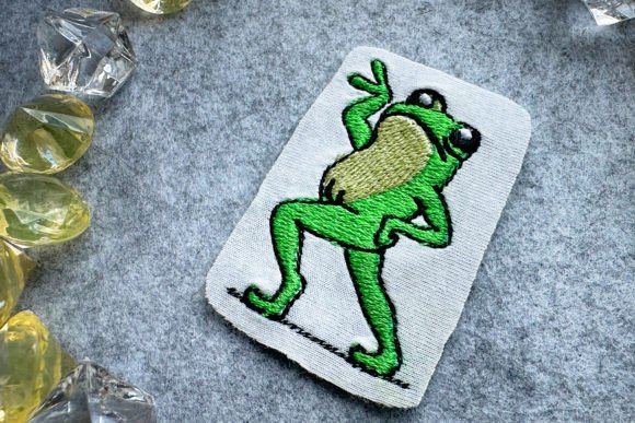 Groovy Frog Machine Embroidery Design Review