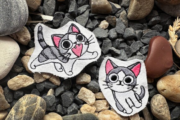Kawaii Anime Cat Machine Embroidery Review