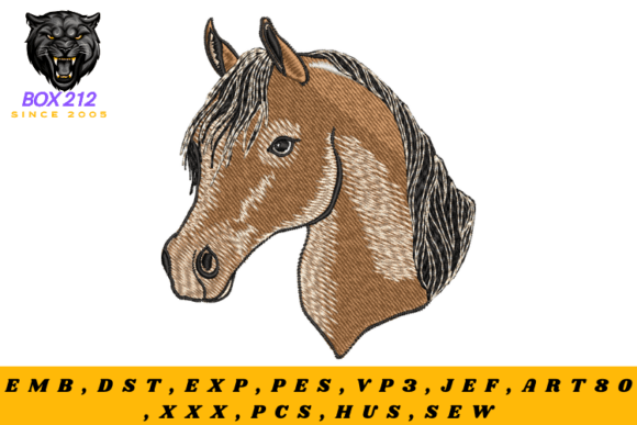 Majestic Horse Embroidery Design