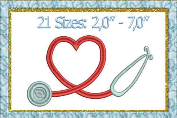 Stethoscope Machine Embroidery Design Review
