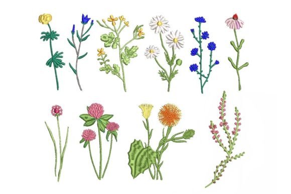 Wilflowers Embroidery Designs WF010001 Review
